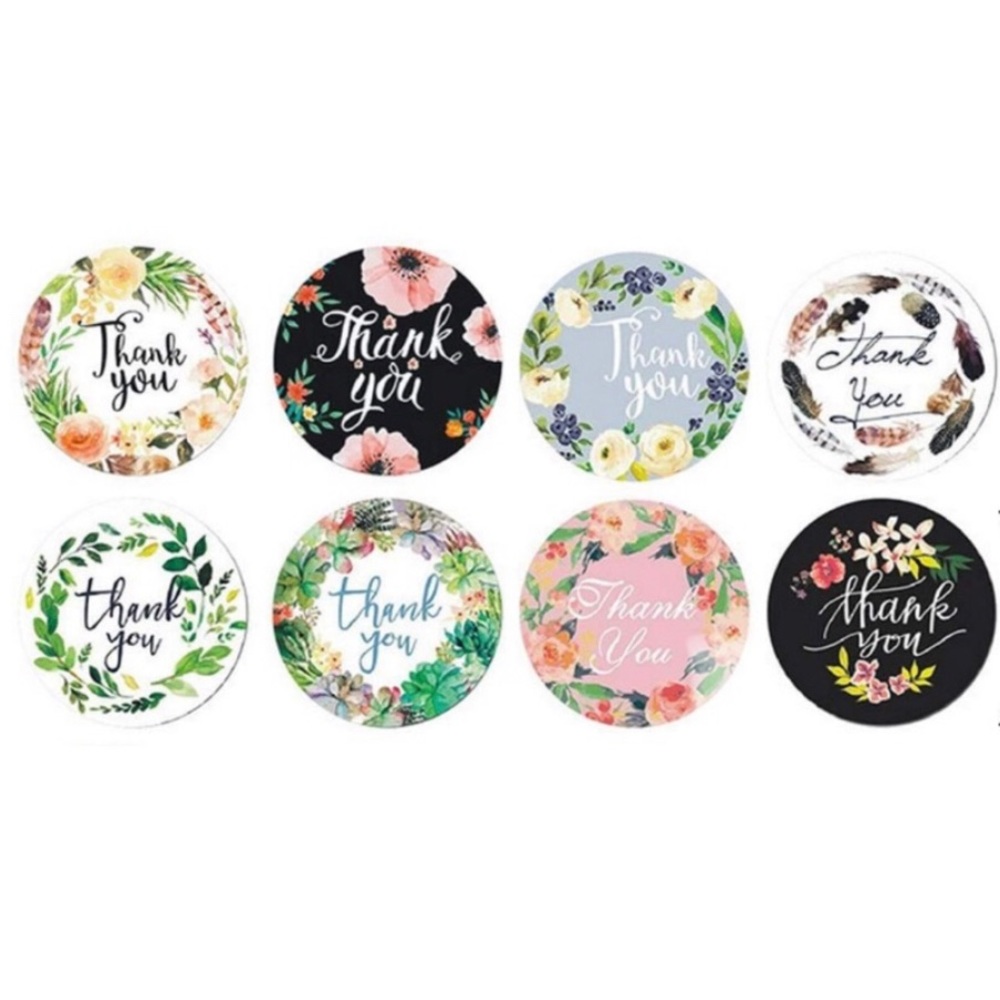 NEW Posh Package "Thank You!" Gift Wrap Shipping Set - Stickers & Cards! - Picture 2 of 9